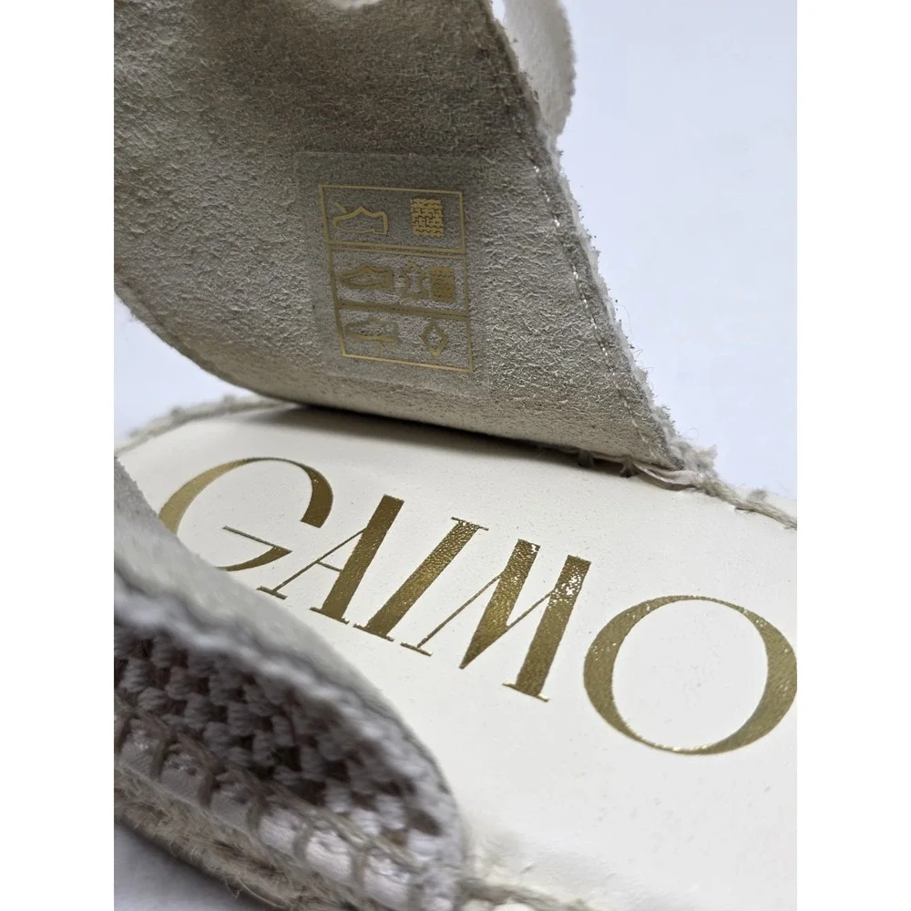 Gaimo Womens Espadrilles Blue Ankle Lace Up Sandals Made In Spain Size 9 New